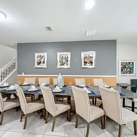 Dazzling 9Br Villa With Pool Spa Close To Disney